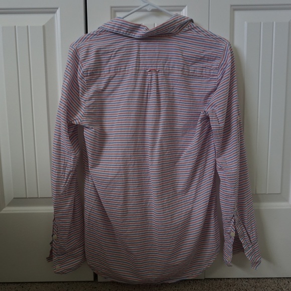 J. Crew Red, White, and Blue Striped Popover - Picture 4 of 4